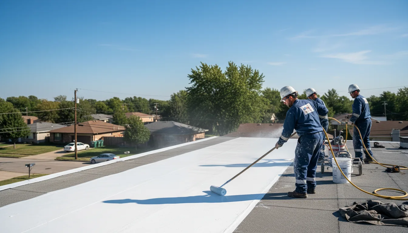 Commercial roof coating in Cushing, MN near me
